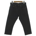 【中古】リーバイス Levi's 505 パンツ ジーンズモデル クロップド丈 コットン混 ネイビー 濃紺 28 メンズ 【ベクトル 古着】 231205(4)