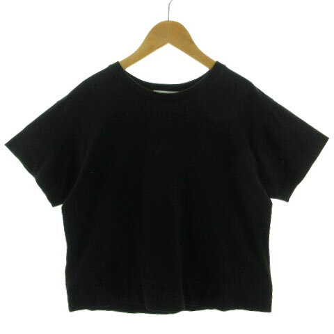 【中古】ミラオーウェン Mila Owen カットソー 09WCT182042 半袖 クロップド丈 コットン ブラック 黒 0 レディース 【ベクトル 古着】 240324 auc-vector-19722194 ブランド古着の買取販売ベクトル サンプル画像2
