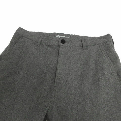 【中古】ビームスハート BEAMS HEART ワンダーシェイプ ストレッチ イージー パンツ 42-23-0027-147 テーパード ウエストゴム 起毛 コットン混 グレー メンズ 【ベクトル 古着】 240529