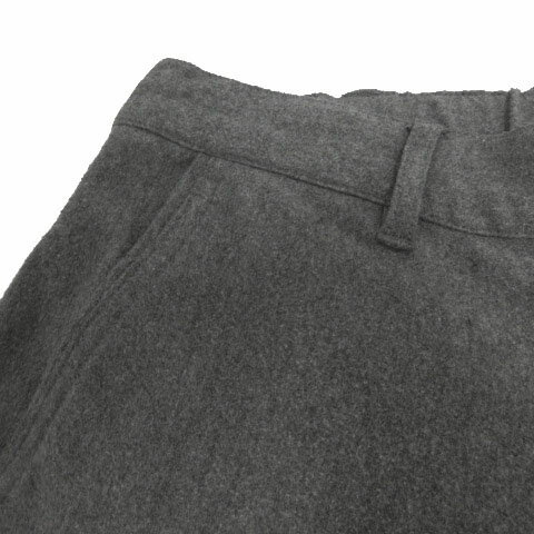 【中古】ビームスハート BEAMS HEART ワンダーシェイプ ストレッチ イージー パンツ 42-23-0027-147 テーパード ウエストゴム 起毛 コットン混 グレー メンズ 【ベクトル 古着】 240529