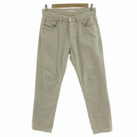 【中古】ザラ ZARA ジーンズ デニム ボタンフライ コットン グレージュ USA31 メンズ 【ベクトル 古着】 240605ブランドザラ ZARA表記サイズEUR 40 USA 31 MEX 31 （日本サイズL相当）実寸サイズウエスト：約80cm　もも幅：約30cm　裾幅：約19cm　股上：約27cm　股下：約76cm　※実寸サイズに関してはこの商品の出品者の主観で判断しておりますので、カタログや正規のサイズとは多少異なる場合があります。　 ※商品によってはどうしても若干の誤差が発生してしまいます。 1〜2cmの誤差は予めご了承ください。　素材コットン100％色グレージュ ※色に関してはこの出品者の主観で判断しておりますので、カタログや正規のカラーとは言い回しが異なる場合があります。仕様ジーンズ デニム ボタンフライ 前後にポケットあり状態目立ったダメージはなく、問題なくご使用いただける商品です。 ※あくまでも中古品ですので掲載写真や記載内容をご確認いただき、ご理解の上ご購入ください。 ※保管時にお品物にシワが入る場合がございます。商品のお問い合わせの回答を休止しております。＊各商品ページの商品詳細等をご確認の上ご購入ください。【中古】ザラ ZARA ジーンズ デニム ボタンフライ コットン グレージュ USA31 メンズ 【ベクトル 古着】 240605状態ランク　”AB”詳細については、下記および「状態ランクについて」ページをご覧ください。未使用・新品の商品ほぼ新品同様の商品使用感が少なく、かなり状態の良い商品使用感はあるが、傷や汚れの少ない商品使用感の他、傷や汚れが見られる商品かなり大きな傷みがある難あり商品※S〜CランクはUSED品となりますので、使用感をご理解の上でご入札下さい。状態ランクについてinformationブランドザラ ZARA表記サイズEUR 40 USA 31 MEX 31 （日本サイズL相当）実寸サイズウエスト：約80cm　もも幅：約30cm　裾幅：約19cm　股上：約27cm　股下：約76cm　※実寸サイズに関してはこの商品の出品者の主観で判断しておりますので、カタログや正規のサイズとは多少異なる場合があります。　 ※商品によってはどうしても若干の誤差が発生してしまいます。 1〜2cmの誤差は予めご了承ください。　素材コットン100％色グレージュ ※色に関してはこの出品者の主観で判断しておりますので、カタログや正規のカラーとは言い回しが異なる場合があります。仕様ジーンズ デニム ボタンフライ 前後にポケットあり状態目立ったダメージはなく、問題なくご使用いただける商品です。 ※あくまでも中古品ですので掲載写真や記載内容をご確認いただき、ご理解の上ご購入ください。 ※保管時にお品物にシワが入る場合がございます。商品のお問い合わせの回答を休止しております。＊各商品ページの商品詳細等をご確認の上ご購入ください。本商品は一点物です他サイトや店舗にて販売している商品です。多少のお時間差にて欠品になることもございます。予めご了承頂ますようお願い致します。ベクトル・サイズガイドはこちらこの商品と同じブランドの商品を見る