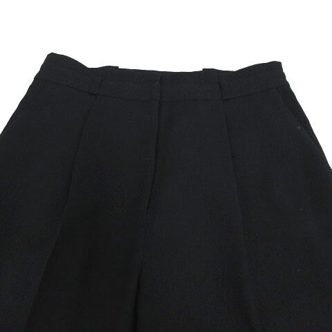 【中古】アクアガール aquagirl パンツ スラックス タック テーパード ストレッチ ネイビー 紺 36 レディース 【ベクトル 古着】 240619