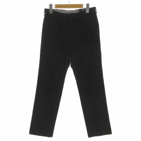 【中古】ランズエンド LANDS' END パンツ スリムストレート コーデュロイ ストレッチ コットン混 ブラック 黒 73 メンズ 【ベクトル 古着】 240615