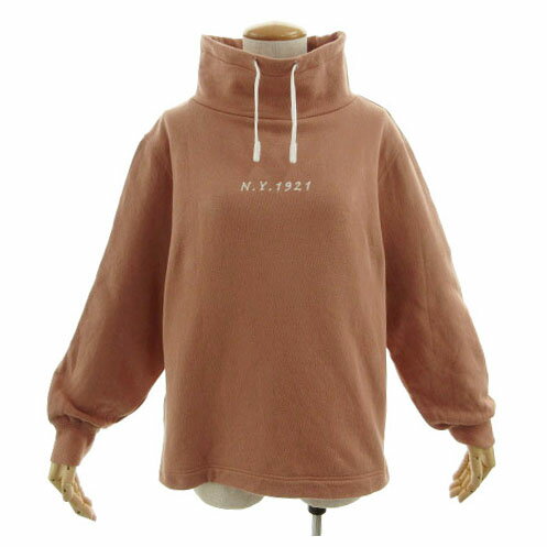【中古】マックレガー マクレガー McGREGOR トレーナー モックネック 311712612 スウェット 裏起毛 日本製 コットン ブラウン系 茶系 M レディース 【ベクトル 古着】 240624