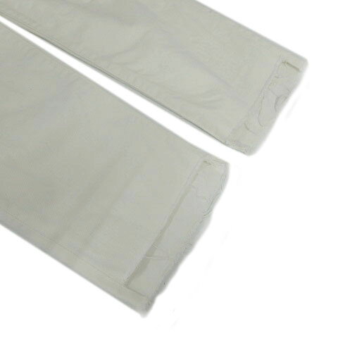 【中古】ミラオーウェン Mila Owen 裾段差ストレートデニムパンツ 09WFP202011 ジーンズ 裾カットオフ コットン ホワイト 白 2 レディース 【ベクトル 古着】 260509 auc-vector-20896990 ブランド古着の買取販売ベクトル サンプル画像3