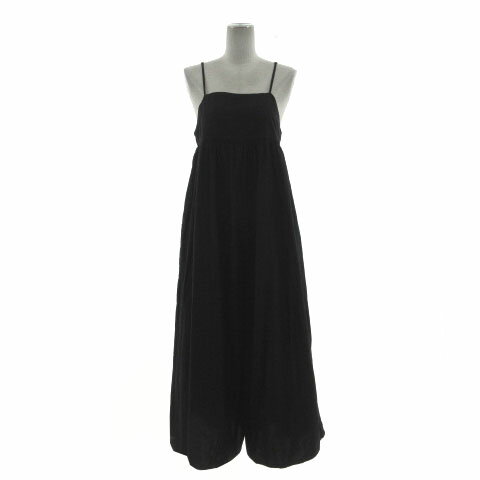 【中古】シンプリシテェ SIMPLICITE サロペット オーバオール ワイドパンツ コットン ブラック 黒 レディース 【ベクトル 古着】 241109 【中古】シンプリシテェ SIMPLICITE サロペット オーバオール ワイドパンツ コットン ブラック 黒 レディース 【ベクトル 古着】 241109