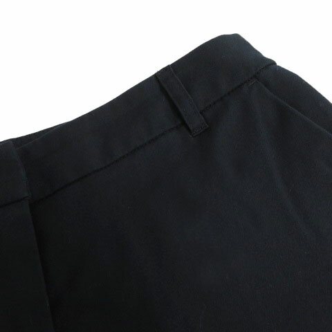 【中古】ナチュラルビューティーベーシック NATURAL BEAUTY BASIC パンツ スラックス テーパード ウエストゴム ストレッチ ネイビー 紺 M レディース 【ベクトル 古着】 241015