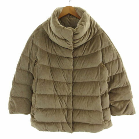 【中古】ヘルノ HERNO ダウンジャケット Resort Collection PI005DR-15008-2100 ベージュ 40 レディース 【ベクトル 古着】 250108