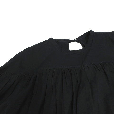【中古】ナノユニバース nano universe ラミーバルーンスリーブブラウス 5分袖 669-1120028 リネン混 ネイビー 紺 38 レディース 【ベクトル 古着】 241213 auc-vector-20096894 ブランド古着の買取販売ベクトル サンプル画像3