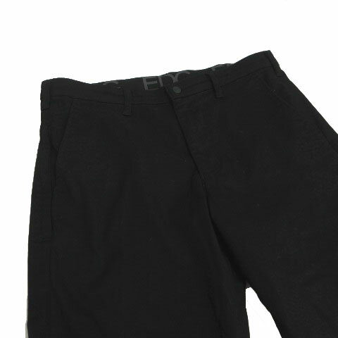 【中古】エドウィンゴルフ EDWIN GOLF スリムテーパード ストレッチ ゴルフパンツ EDG002 ウエストゴム ブラック 黒 M メンズ 【ベクトル 古着】 250408