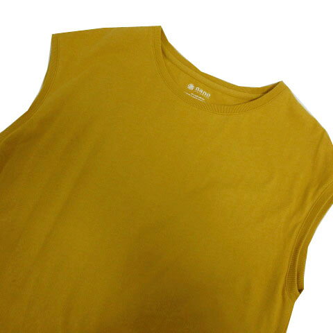 【中古】ナノユニバース nano universe Anti Soaked フレンチスリーブTシャツ 669-0124003 コットン混 マスタード 38 レディース 【ベクトル 古着】 250425 auc-vector-20278611 ブランド古着の買取販売ベクトル サンプル画像3