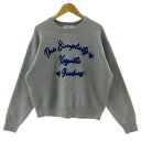 【中古】アメリカンホリック AMERICAN HOLIC サガラ刺繍ミラノリブニットプルオーバー HC34L2C01J0 コットン混 グレー ブルー 青 M レディース 【ベクトル 古着】 250417