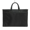 【中古】マンハッタンエクスプレス MANHATTAN EXP. ビジネスバッグ ブリーフケース ナイロンキャンバス ブラック 黒 メンズ 【ベクトル 古着】 2...