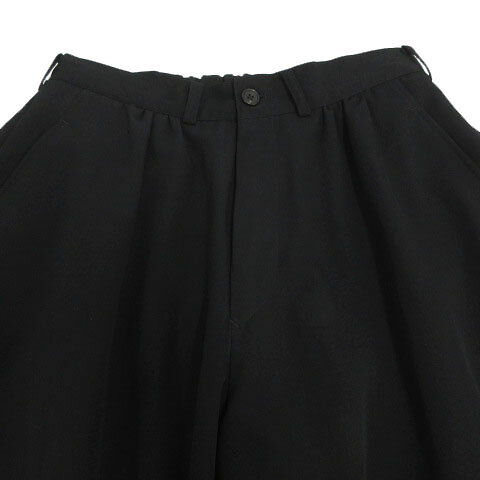 ブランド古着の買取販売ベクトルの【中古】ヨウジヤマモトプールオム YOHJI YAMAMOTO POUR HOMME パンツ ワイド テーパード タック ブラック 黒 S メンズ 【ベクトル 古着】 250424｜アングル2