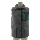 【中古】エーグル AIGLE 中綿ベスト 8607-27408 配色 グレー グリーン 緑 M レディース 【ベクトル 古着】 250618