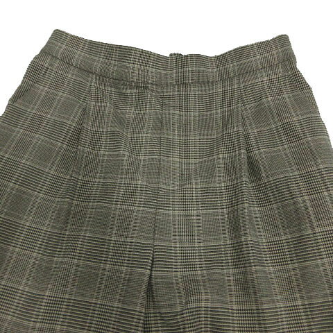 【中古】グローバルワーク GLOBAL WORK グレンチェックワイドパンツ GW521504AD タック ウエストゴム ストレッチ ベージュ ブラック 黒 L レディース 【ベクトル 古着】 251001 auc-vector-20498816 ブランド古着の買取販売ベクトル サンプル画像3