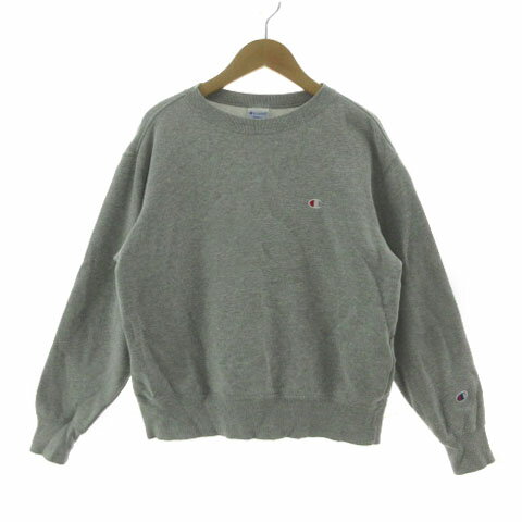 【中古】チャンピオン CHAMPION BASIC CREWNECK SWEAT C3-Q006 トレーナー ロゴワッペン 長袖 コットン..