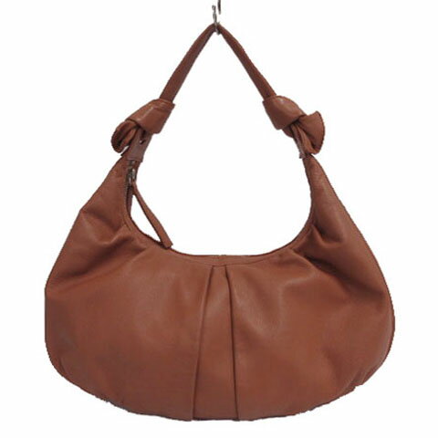 【中古】土屋鞄製造所 土屋鞄 シフォンスカーフショルダーバッグ ワンショルダー レザー ブラウン系  ...