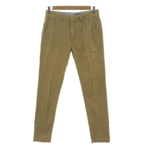 【中古】アーバンリサーチ URBAN RESEARCH スリムチノパンツ UM08-TB05122 日本製 コットン混 ベージュ S メンズ 【ベクトル 古着】 260304