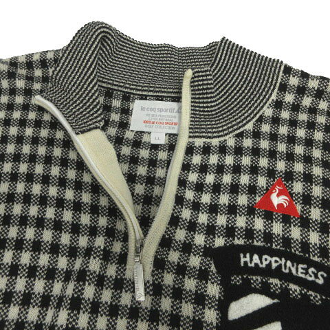 【中古】ルコックスポルティフ le coq sportif GOLF COLLECTION 長袖ハーフジップ...