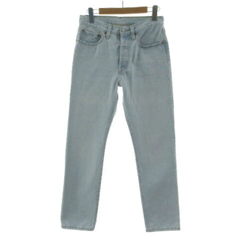 【中古】リーバイス Levi's 501 ジーンズ PC9-12501-0381 デニム ボタンフライ ダメージ加工 ブルー系 ライトブルー 26 メンズ レディース 【ベクトル 古着】 260213