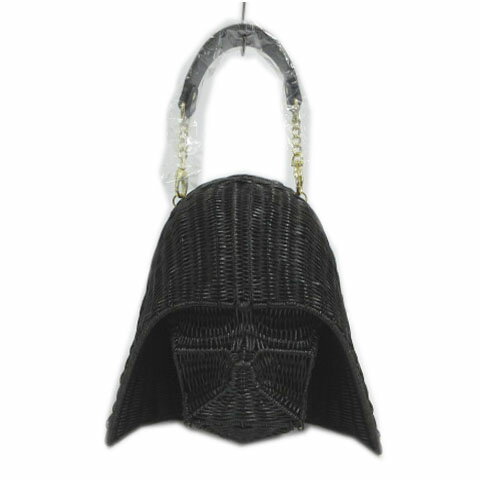 【中古】未使用品 アコモデ ACCOMMODE スターウォーズ STAR WARS ダースベイダー SW-KS011 ラタンバッグ カゴバック ブラック 黒 シリアルNo.19/100 メンズ レディース 【ベクトル 古着】 260506