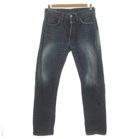 【中古】リーバイス Levi's 501XX ジーンズ 2003年復刻 37501 ビッグE セルビッチ 日本製 コットン インディゴ ブルー 青 34 メンズ 【ベクトル 古着】 260516