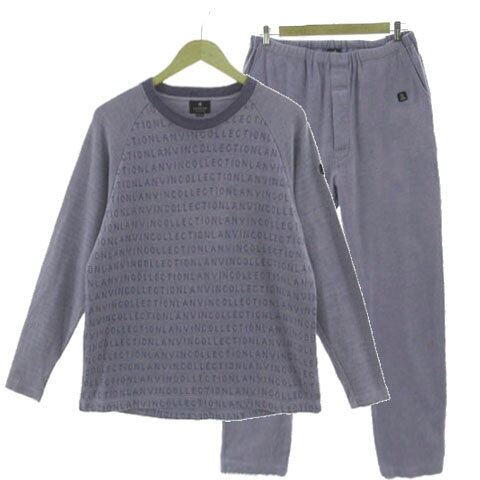 【中古】ランバン LANVIN Collection セットアップルームウエア パジャマ ロゴパターンロングスリーブトップス パンツ ウエストゴム コットン パープル系 藤色 L メンズ 【ベクトル 古着】 260825ブランドランバン LANVIN表記サイズL ※実寸サイズをご確認下さい。実寸サイズゆき丈：約83cm　身幅：約54cm　総丈：約65cm　ウエスト：約80-100cm　もも幅：約34-37cm　裾幅：約22cm　股上：約32cm　股下：約69cm　※実寸サイズに関してはこの商品の出品者の主観で判断しておりますので、カタログや正規のサイズとは多少異なる場合があります。　※商品によってはどうしても若干の誤差が発生してしまいます。 1〜2cmの誤差は予めご了承ください。　素材綿100％色パープル系 藤色 ※色に関してはこの出品者の主観で判断しておりますので、カタログや正規のカラーとは言い回しが異なる場合があります。仕様セットアップルームウエア パジャマ ロゴパターンロングスリーブトップス 0126000807 パンツ 0126000817 ウエストゴム、ドローコード ボタンフライ 前ポケットあり 後ろポケットなし状態目立ったダメージはなく、問題なくご使用いただける商品です。 ※あくまでも中古品ですので掲載写真や記載内容をご確認いただき、ご理解の上ご購入ください。 ※保管時にお品物にシワが入る場合がございます。商品のお問い合わせの回答を休止しております。＊各商品ページの商品詳細等をご確認の上ご購入ください。【中古】ランバン LANVIN Collection セットアップルームウエア パジャマ ロゴパターンロングスリーブトップス パンツ ウエストゴム コットン パープル系 藤色 L メンズ 【ベクトル 古着】 260825状態ランク　”AB”詳細については、下記および「状態ランクについて」ページをご覧ください。未使用・新品の商品ほぼ新品同様の商品使用感が少なく、かなり状態の良い商品使用感はあるが、傷や汚れの少ない商品使用感の他、傷や汚れが見られる商品かなり大きな傷みがある難あり商品※S〜CランクはUSED品となりますので、使用感をご理解の上でご入札下さい。状態ランクについてinformationブランドランバン LANVIN表記サイズL ※実寸サイズをご確認下さい。実寸サイズゆき丈：約83cm　身幅：約54cm　総丈：約65cm　ウエスト：約80-100cm　もも幅：約34-37cm　裾幅：約22cm　股上：約32cm　股下：約69cm　※実寸サイズに関してはこの商品の出品者の主観で判断しておりますので、カタログや正規のサイズとは多少異なる場合があります。　※商品によってはどうしても若干の誤差が発生してしまいます。 1〜2cmの誤差は予めご了承ください。　素材綿100％色パープル系 藤色 ※色に関してはこの出品者の主観で判断しておりますので、カタログや正規のカラーとは言い回しが異なる場合があります。仕様セットアップルームウエア パジャマ ロゴパターンロングスリーブトップス 0126000807 パンツ 0126000817 ウエストゴム、ドローコード ボタンフライ 前ポケットあり 後ろポケットなし状態目立ったダメージはなく、問題なくご使用いただける商品です。 ※あくまでも中古品ですので掲載写真や記載内容をご確認いただき、ご理解の上ご購入ください。 ※保管時にお品物にシワが入る場合がございます。商品のお問い合わせの回答を休止しております。＊各商品ページの商品詳細等をご確認の上ご購入ください。本商品は一点物です他サイトや店舗にて販売している商品です。多少のお時間差にて欠品になることもございます。予めご了承頂ますようお願い致します。ベクトル・サイズガイドはこちらこの商品と同じブランドの商品を見る