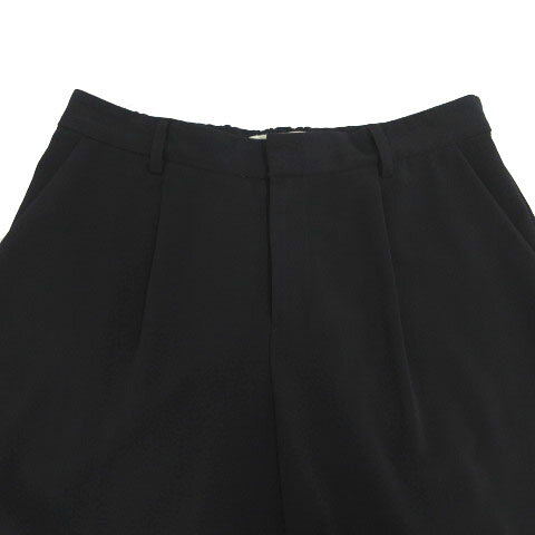 【中古】自由区 オンワード樫山 ガウチョパンツ PRWMHS6550 ワイドパンツ クロップド丈 ウエストゴム タック ネイビー系 濃紺 38 レディース 【ベクトル 古着】 260715 auc-vector-21102013 ブランド古着の買取販売ベクトル サンプル画像2