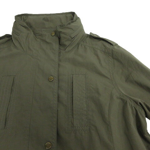 【中古】自由区 オンワード樫山 ミリタリージャケット JKWMIM0322 スタンドカラー フード ジップアップ ウエストドローコード オリーブグリーン 38 レディース 【ベクトル 古着】 260725 auc-vector-21129558 ブランド古着の買取販売ベクトル サンプル画像2