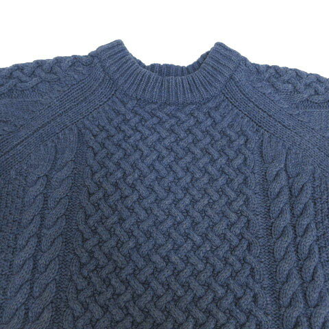 【中古】ミラオーウェン Mila Owen 構築シルエットケーブルニット 09WNT165018 セーター 長袖 ボリュームスリーブ wool blend ブルー系 青系 F レディース 【ベクトル 古着】 261020 auc-vector-21342756 ブランド古着の買取販売ベクトル サンプル画像3