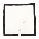 【中古】未使用品 マルタンマルジェラ 10 Martin Margiela 10 スカーフ 白 ホワイト 黒 ブラック S50FX0029 /FF2 0830 ...