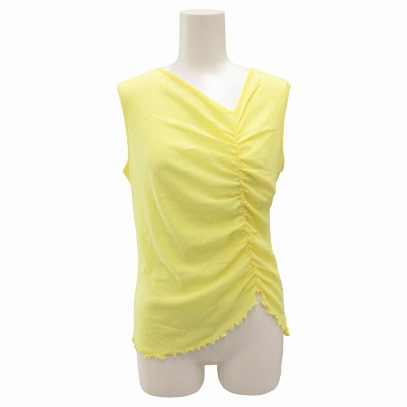 【中古】未使用品 センソユニコ Senso unico カットソー ニット アシンメトリー シャーリング ノースリーブ 38 M 黄 イエロー系 /HD7 0928 ■VP ●TZ レディース 【ベクトル 古着】 240928ブランドセンソユニコ Senso unico表記サイズ38（M相当）実寸サイズ身幅：約39cm　総丈：約53cm　　素材ナイロン 100％色黄 イエロー系状態タグ付きの未使用品です。 ※未使用品・新品同様の商品ではございますが、一度は一般の方の手に渡り、個人で保管されていた商品です。 また、保管・陳列時の薄いスレなど微細な状態変化が見られる場合がございます。ご理解の上ご購入ください。付属品タグ付き備考品番 39134651 マツオインターナショナル株式会社 こちらのお品物は店舗で保管しておらず、店頭販売出来かねます。（※お取り寄せも出来かねます）商品のお問い合わせの回答を休止しております。＊各商品ページの商品詳細等をご確認の上ご購入ください。【中古】未使用品 センソユニコ Senso unico カットソー ニット アシンメトリー シャーリング ノースリーブ 38 M 黄 イエロー系 /HD7 0928 ■VP ●TZ レディース 【ベクトル 古着】 240928状態ランク　”S”詳細については、下記および「状態ランクについて」ページをご覧ください。未使用・新品の商品ほぼ新品同様の商品使用感が少なく、かなり状態の良い商品使用感はあるが、傷や汚れの少ない商品使用感の他、傷や汚れが見られる商品かなり大きな傷みがある難あり商品※S〜CランクはUSED品となりますので、使用感をご理解の上でご入札下さい。状態ランクについてinformationブランドセンソユニコ Senso unico表記サイズ38（M相当）実寸サイズ身幅：約39cm　総丈：約53cm　　素材ナイロン 100％色黄 イエロー系状態タグ付きの未使用品です。 ※未使用品・新品同様の商品ではございますが、一度は一般の方の手に渡り、個人で保管されていた商品です。 また、保管・陳列時の薄いスレなど微細な状態変化が見られる場合がございます。ご理解の上ご購入ください。付属品タグ付き備考品番 39134651 マツオインターナショナル株式会社 こちらのお品物は店舗で保管しておらず、店頭販売出来かねます。（※お取り寄せも出来かねます）商品のお問い合わせの回答を休止しております。＊各商品ページの商品詳細等をご確認の上ご購入ください。本商品は一点物です他サイトや店舗にて販売している商品です。多少のお時間差にて欠品になることもございます。予めご了承頂ますようお願い致します。ベクトル・サイズガイドはこちらこの商品と同じブランドの商品を見る