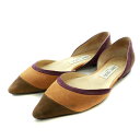 yÁzW~[`E JIMMY CHOO GX^[tbg ESTHER FLAT tbgV[Y pvX XG[h |CebhgD 35.5 22.5cm  uE x[W  p[v /NW5 BM fB[X yxNg Òz 240409