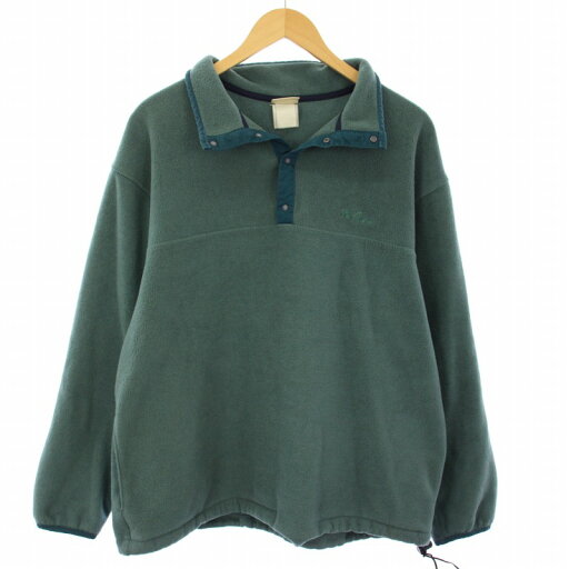 【中古】エルエルビーン L.L.BEAN 80〜90's ヴィンテージ フリースプルオーバー ジャケット 長袖 緑 /TK ■MU メンズ 【ベクトル 古着】 250407 【中古】エルエルビーン L.L.BEAN 80〜90's ヴィンテージ フリースプルオーバー ジャケット 長袖 緑 /TK ■MU メンズ 【ベクトル 古着】 250407