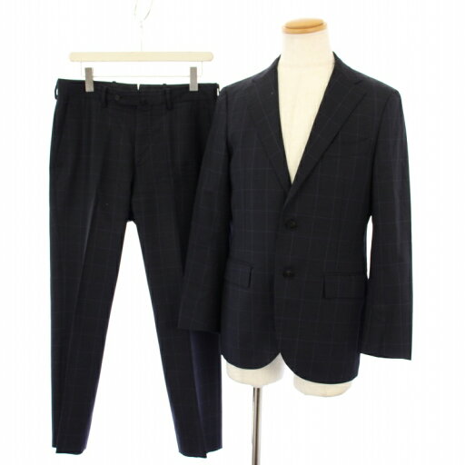【中古】マッキントッシュフィロソフィー MACKINTOSH PHILOSOPHY TROTTER REDA ACTIVE スーツ テーラードジャケット パンツ スラックス ウィンドウペンチェック 38R 38 ネイビー /TK ■MU メンズ 【ベクトル 古着】 250418 【中古】マッキントッシュフィロソフィー MACKINTOSH PHILOSOPHY TROTTER REDA ACTIVE スーツ テーラードジャケット パンツ スラックス ウィンドウペンチェック 38R 38 ネイビー /TK ■MU メンズ 【ベクトル 古着】 250418