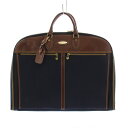 【中古】サムソナイト Samsonite ガーメントバッグ 旅行カバン ハンガー付き スーツバッグ 茶 紺 /YM ■MU メンズ 【ベクトル 古着】 2507...