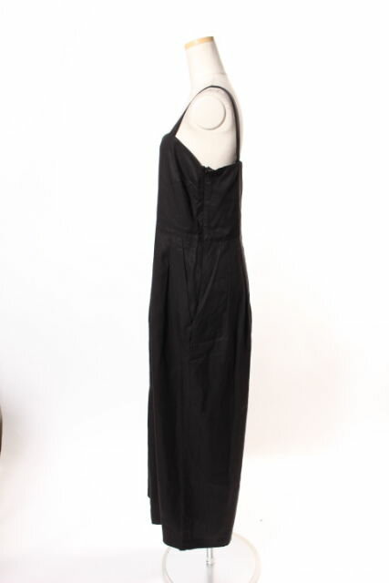 【中古】 スピック&スパン Spick&Span 17SS ボリュームオールインワン 38 黒 ブラック /☆o0410 レディース 【ベクトル 古着】 190416