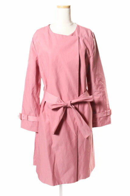 【中古】 アプワイザーリッシェ Apuweiser-riche 17SS コート ノーカラー コットン /an0422 レディース 【ベクトル 古着】 190430