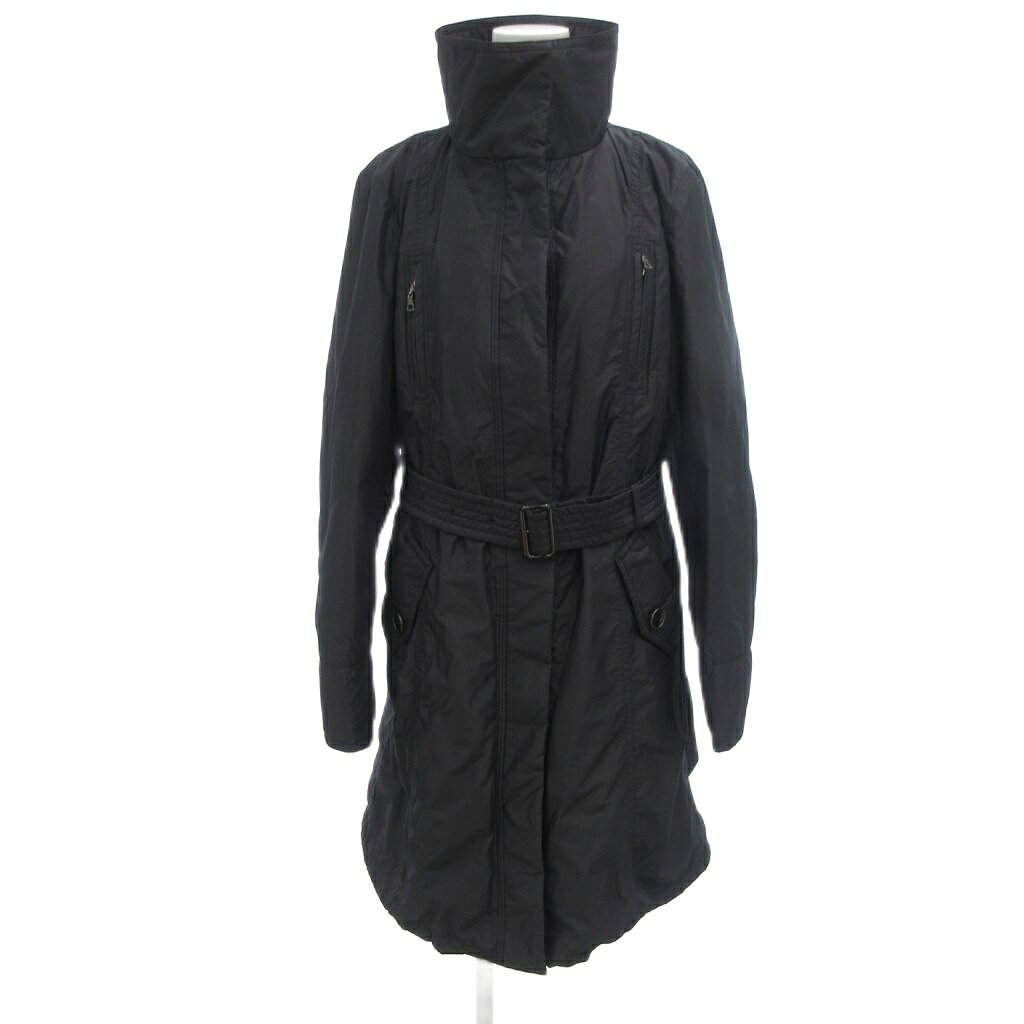 乐天商城 - 【中古】コムサデモード COMME CA DU MODE コート ダウンライナー ベルト付き 黒 ブラック /UO ■GY66 レディース 【ベクトル 古着】 260131