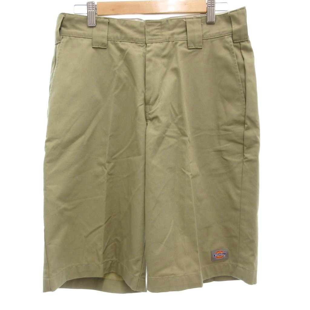【中古】ディッキーズ Dickies 美品 ハーフパンツ 28 カーキ ショート丈 /NL ■ECG003 メンズ 【ベクトル 古着】 260313