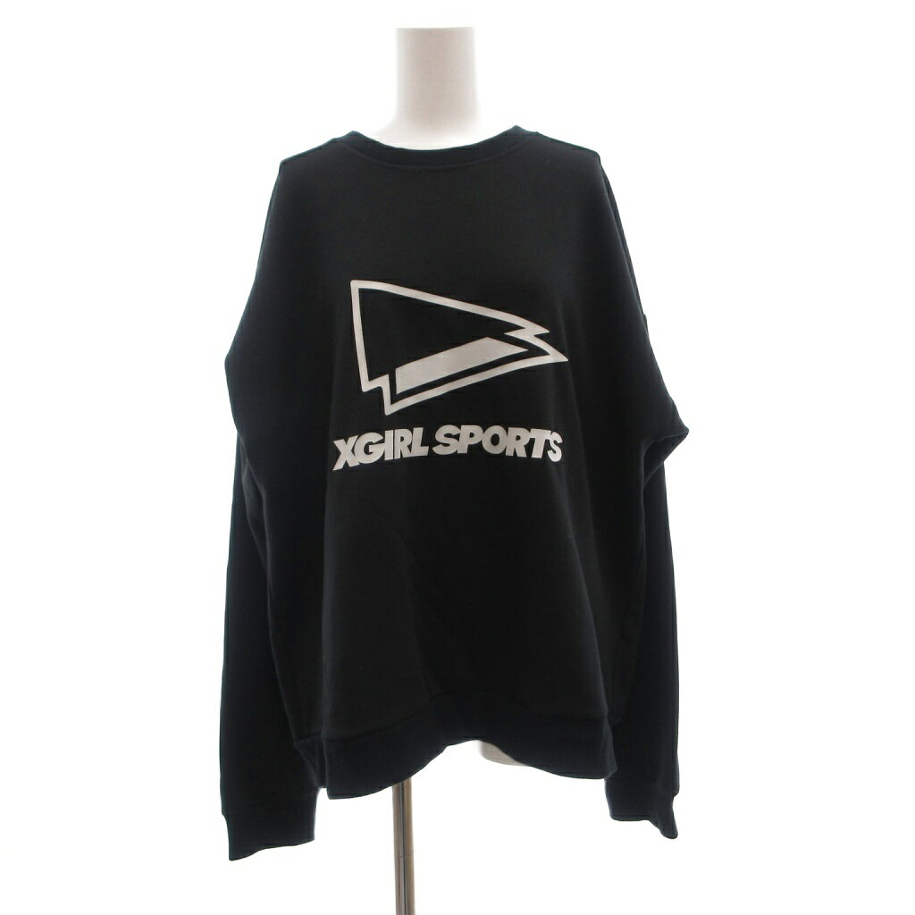 【中古】エックスガール x-girl スウェットシャツ M 黒 ブラック 長袖 クルーネック ロゴプリント /SX ■ECG003 レディース 【ベクトル 古着】 260324ブランドエックスガール x-girl表記サイズM実寸サイズ肩幅：63cm　身幅：58cm　袖丈：54cm　着丈：66cm　　素材ポリエステル、ポリウレタン色黒 ブラック 状態・全体的に多少の毛羽立ちあり ※全体的に中古品としての使用感とダメージがありますが、通常使用には支障のない商品です。 掲載写真や記載内容をご確認いただき、ご理解の上ご購入ください。付属品付属品なし備考05177202 （株）ビーズインターナショナル こちらのお品物は店舗で保管しておらず、店頭販売出来かねます。（※お取り寄せも出来かねます） 商品のお問い合わせの回答を休止しております。＊各商品ページの商品詳細等をご確認の上ご購入ください。【中古】エックスガール x-girl スウェットシャツ M 黒 ブラック 長袖 クルーネック ロゴプリント /SX ■ECG003 レディース 【ベクトル 古着】 260324状態ランク　”B”詳細については、下記および「状態ランクについて」ページをご覧ください。未使用・新品の商品ほぼ新品同様の商品使用感が少なく、かなり状態の良い商品使用感はあるが、傷や汚れの少ない商品使用感の他、傷や汚れが見られる商品かなり大きな傷みがある難あり商品※S〜CランクはUSED品となりますので、使用感をご理解の上でご入札下さい。状態ランクについてinformationブランドエックスガール x-girl表記サイズM実寸サイズ肩幅：63cm　身幅：58cm　袖丈：54cm　着丈：66cm　　素材ポリエステル、ポリウレタン色黒 ブラック 状態・全体的に多少の毛羽立ちあり ※全体的に中古品としての使用感とダメージがありますが、通常使用には支障のない商品です。 掲載写真や記載内容をご確認いただき、ご理解の上ご購入ください。付属品付属品なし備考05177202 （株）ビーズインターナショナル こちらのお品物は店舗で保管しておらず、店頭販売出来かねます。（※お取り寄せも出来かねます） 商品のお問い合わせの回答を休止しております。＊各商品ページの商品詳細等をご確認の上ご購入ください。本商品は一点物です他サイトや店舗にて販売している商品です。多少のお時間差にて欠品になることもございます。予めご了承頂ますようお願い致します。ベクトル・サイズガイドはこちらこの商品と同じブランドの商品を見る