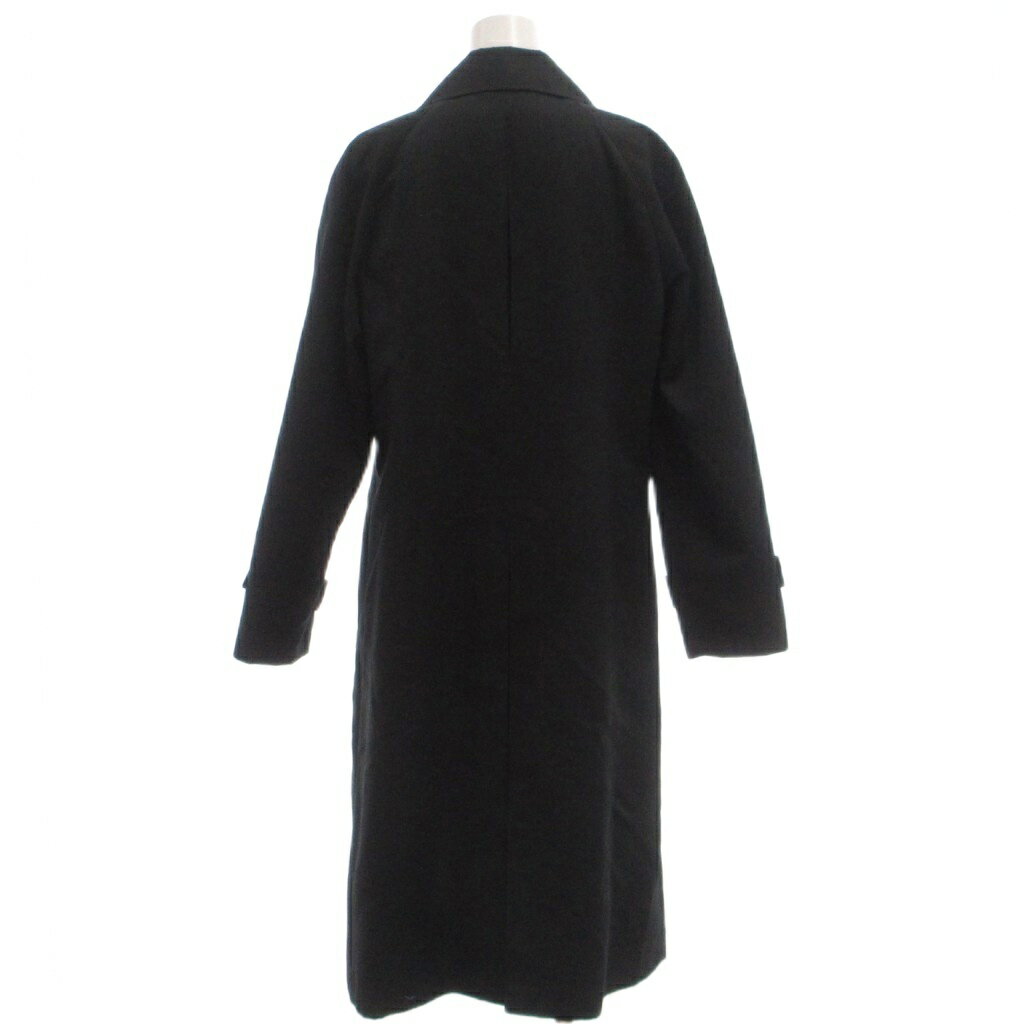 【中古】ポールスチュアート PAUL STUART 美品 コート 6 黒 ブラック ダブルブレスト ライナー ロング丈 /NL ■ECG004 レディース 【ベクトル 古着】 260414 2