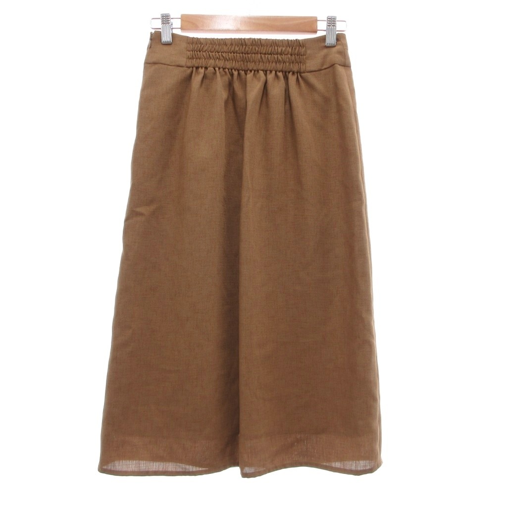 【中古】ロペピクニック ROPE Picnic スカート 38 茶 ブラウン 無地 ツイストデザイン ラップ風 /SC ■ECF004 レディース 【ベクトル 古着】 260410 auc-vector-20867582 ブランド古着の買取販売ベクトル サンプル画像2