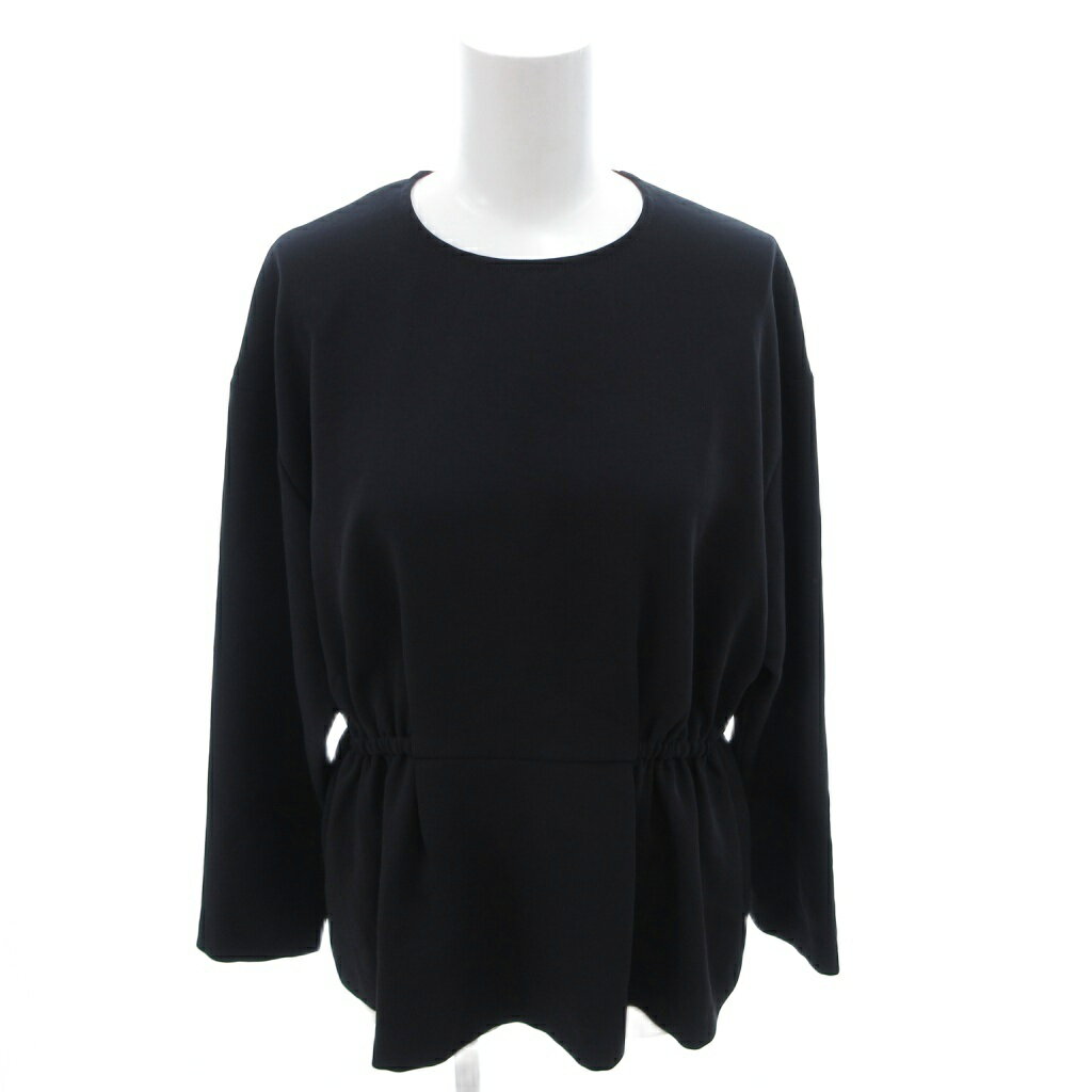 乐天商城 - 【中古】ユナイテッドアローズ UNITED ARROWS 美品 カットソー 38 紺 ネイビー 長袖 ラウンドネック ウエストギャザー /IL ■ECF004 レディース 【ベクトル 古着】 260411