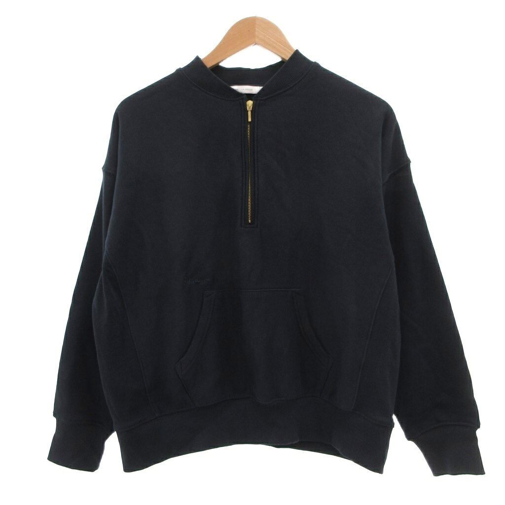 Rakuten - 【中古】アメリカンホリック american holic スウェット M 紺 ネイビー 長袖 ハーフジップ カンガルーポケット /SC ■ECF004 レディース 【ベクトル 古着】 260416