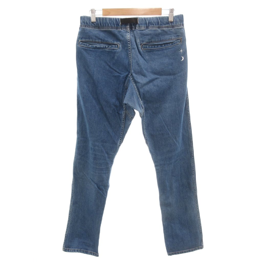 【中古】ドミンゴ Domingo デニムパンツ ジーンズ M 青 ブルー ウエストゴム /NL ■ECF004 メンズ 【ベクトル 古着】 260421