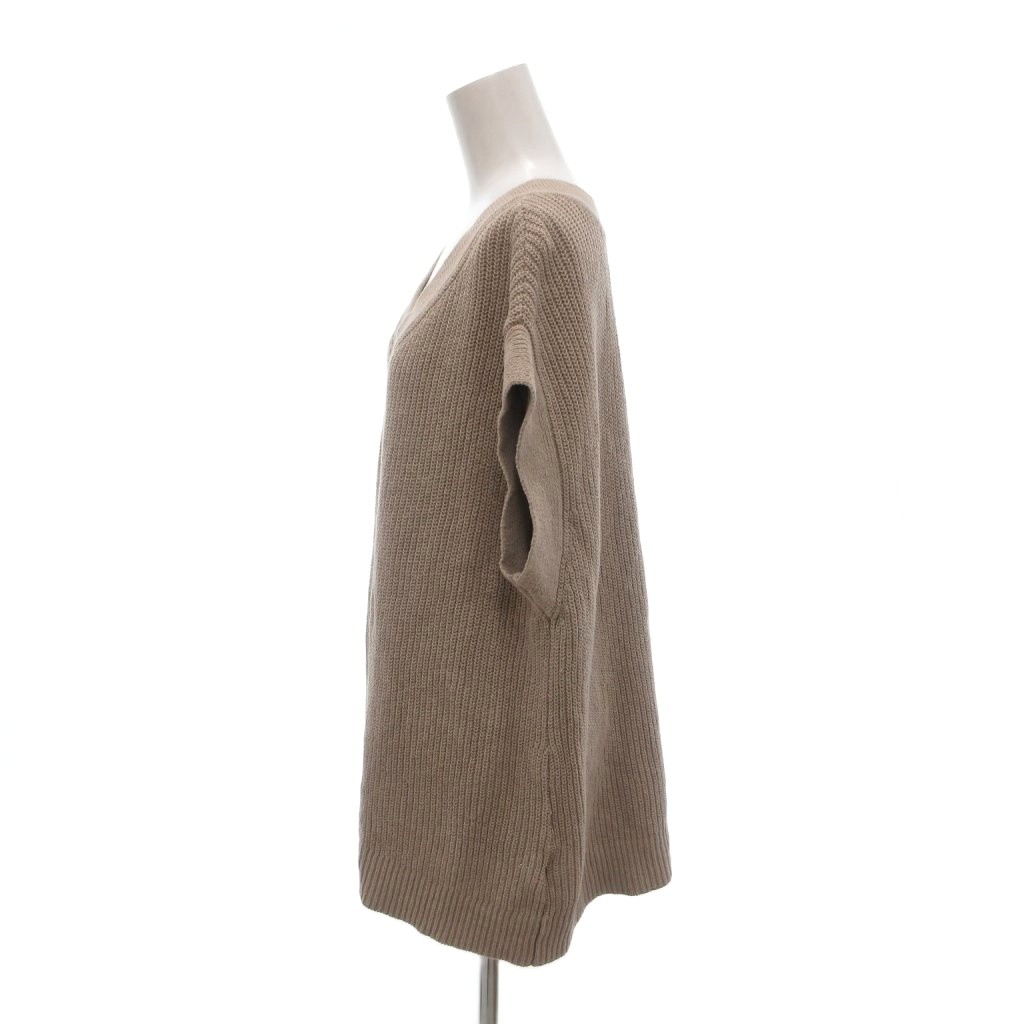 【中古】ミラオーウェン Mila Owen 美品 ニットベスト 麻 リネン ONE ベージュ Vネック 無地 ノースリーブ /MX ■ECF004 レディース 【ベクトル 古着】 260421 auc-vector-20897755 ブランド古着の買取販売ベクトル サンプル画像3