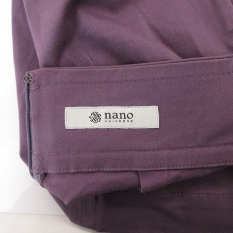 【中古】ナノユニバース nano universe タイトスカート マキシ丈 無地 38 紫 パープル /SD ■ECF004 レディース 【ベクトル 古着】 260426 auc-vector-20895272 ブランド古着の買取販売ベクトル サンプル画像3