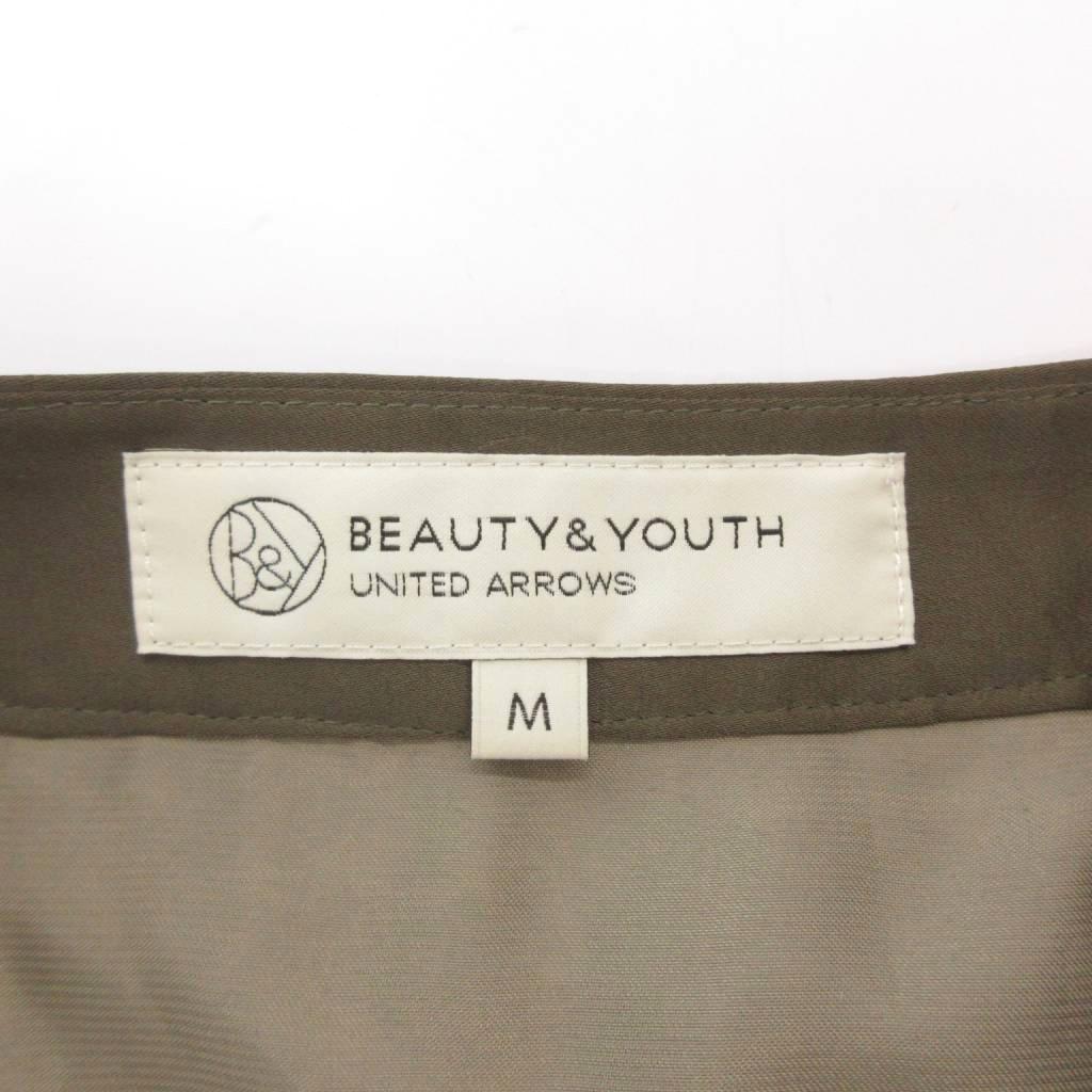 【中古】B&Y ユナイテッドアローズ BEAUTY&YOUTH ビューティー&ユース スカート M カーキ オリーブカラー レース ミモレロング スカラップヘム /TL ■ECF004 レディース 【ベクトル 古着】 260505 auc-vector-20925393 ブランド古着の買取販売ベクトル サンプル画像3